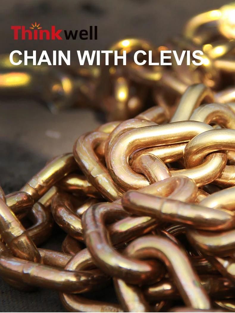 Hot Sale Forged Yellow Galvanized Chain Anchor with Delta Ring