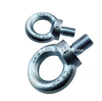 DIN580 M10 M12 M30 Carbon Steel Forged Metric Galvanized Eyebolt