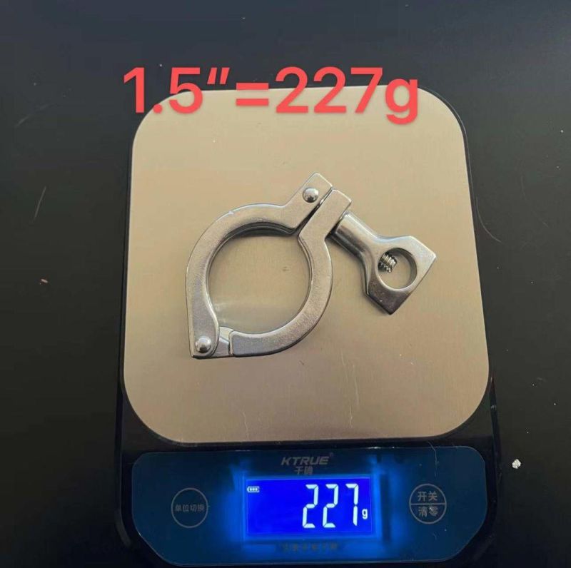 Sanitary Stainless Steel Clamp Single Pin/Double Pin/High Pressure Clamp