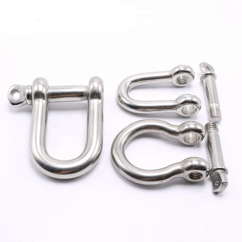 Factory Directly Wholesale Stainless Steel D Shackle