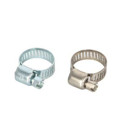 201 304 316 American Type Bandwidth 12.7mm/8mm Zinc Plated Hose Clamp