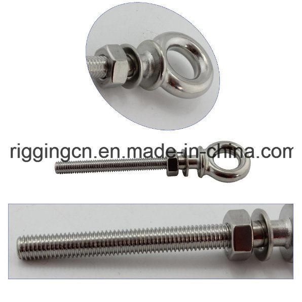 Ss 316 JIS Lag Eye Screw with Nut and Washer