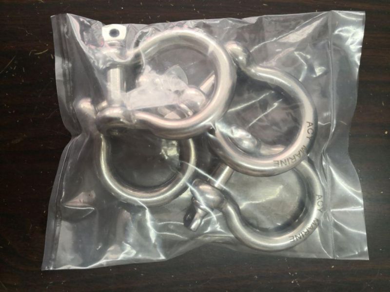 Most Selling Products Screw Type Large Shackles Stainless Steel Bow Shackle