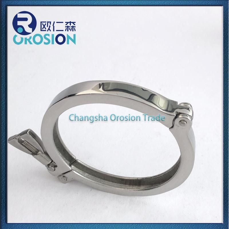 High Quality Sanitary Stainless Steel Mirror Polish Clamp