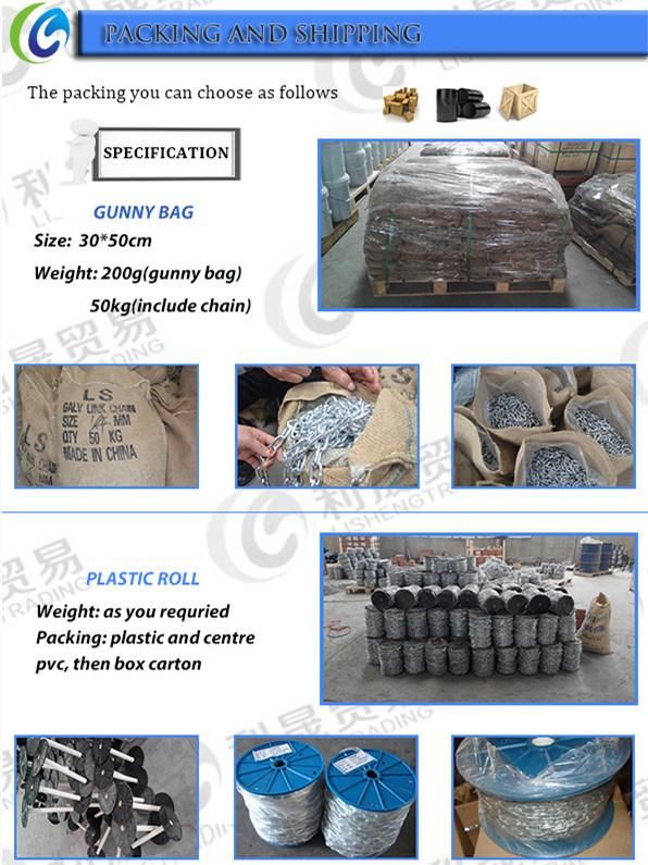 China Manufacturer of DIN 766 Galvanized Short Iron Link Chain