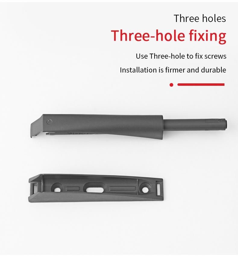 Plastic Door Damper Furniture Buffer System Push Open