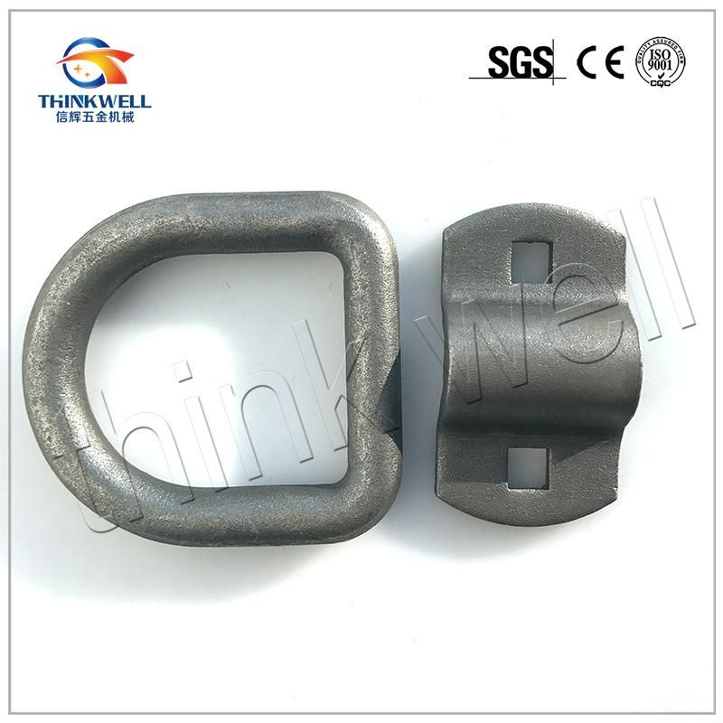 Forged Steel Lashing D Ring with Clamp