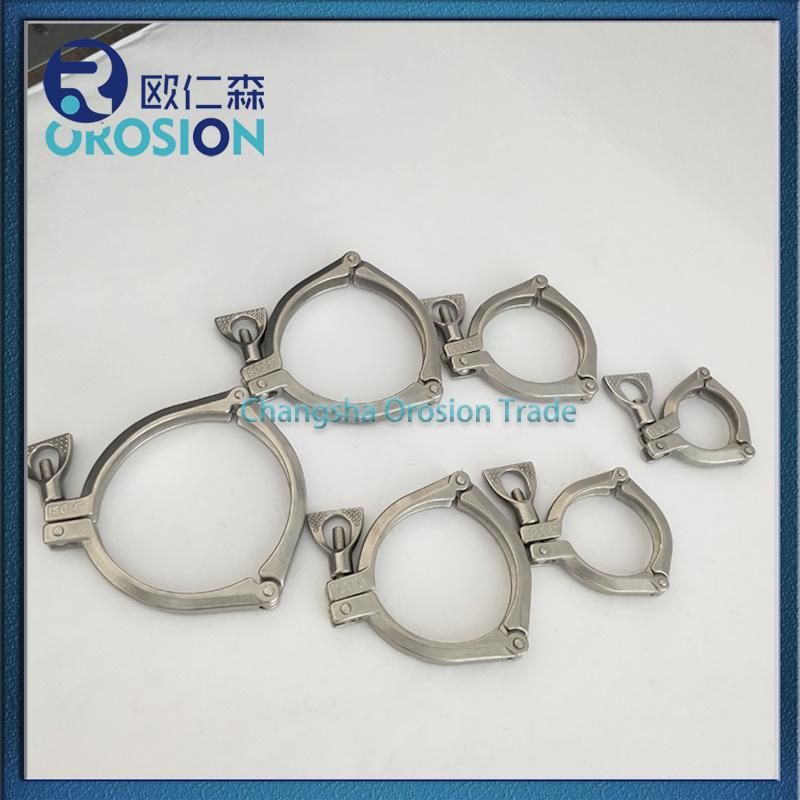 Sanitary Stainless Steel 2.5inch 3PC Clamp