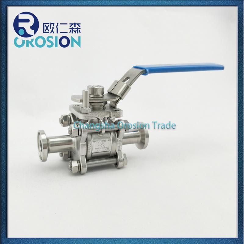 1inch Tc 3PC Ball Valve for Stainless Steel