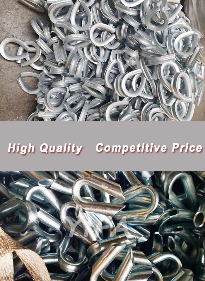 Stainless Steel Thimble JIS Type Standard Thimble Wire Rope Thimble
