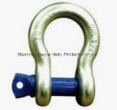 Marine Hardware Us Type Metal Forged Galvanized Lifting Screw Pin Anchor Shackle
