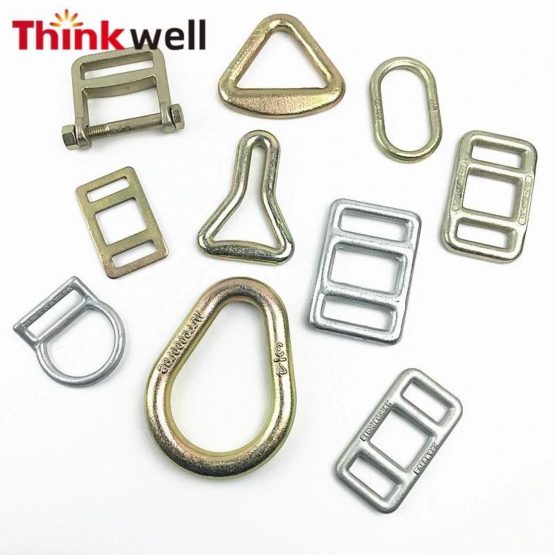 Forged Steel Galvanized One Way Lashing Buckle/Ring/Adjuster Buckle