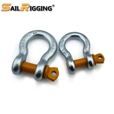 G209 Screw Pin Us Forged Bow Chain Lifting Shackle