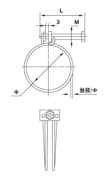 Japanese Hose Clamps Zinc Plated Steel Spring Band Type Clamp