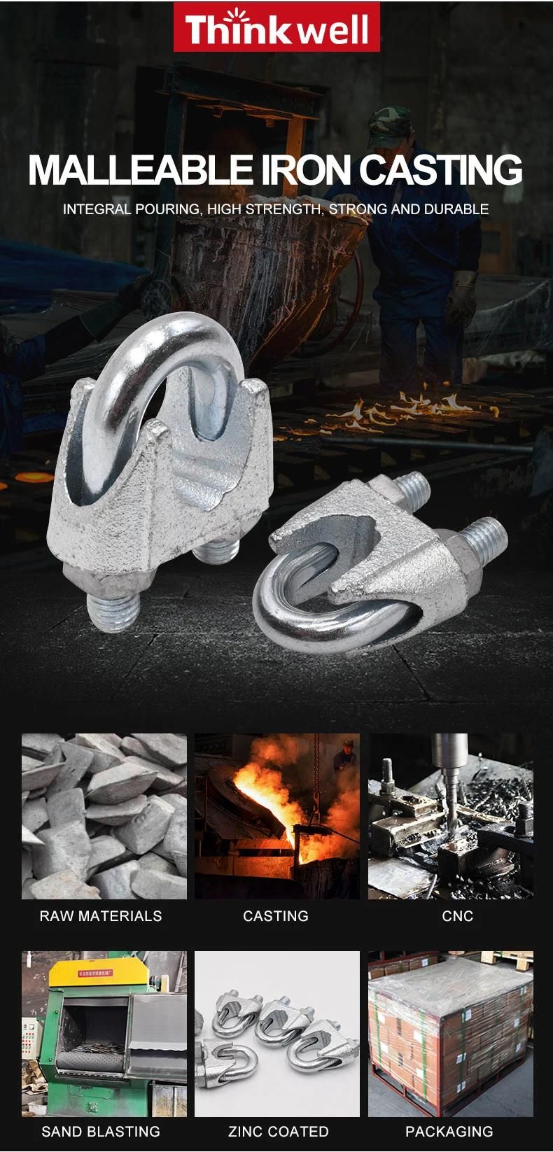 Galvanized DIN741 Wire Rope Clip Clamp