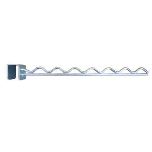 Cheap Store Fixtures Metal Crossbar Hooks Display for Rectangular Tube