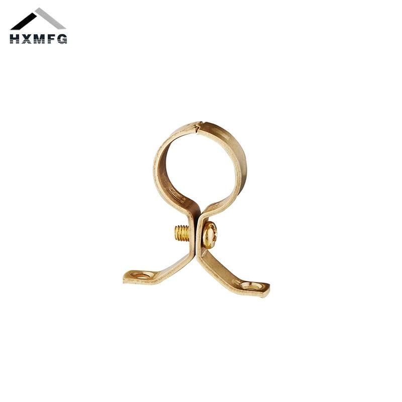 Plain Brass Cast Brass Pressed Screw-on Clip