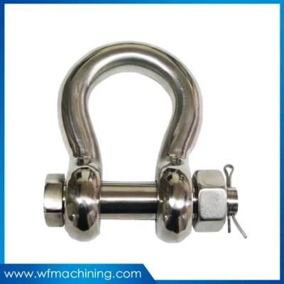 Stainless Steel Europe Type Bow Shackle of Rigging Marine Hardware