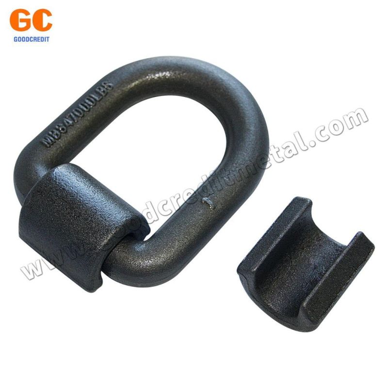 Drop Forged D Ring with Bolt-on Clip
