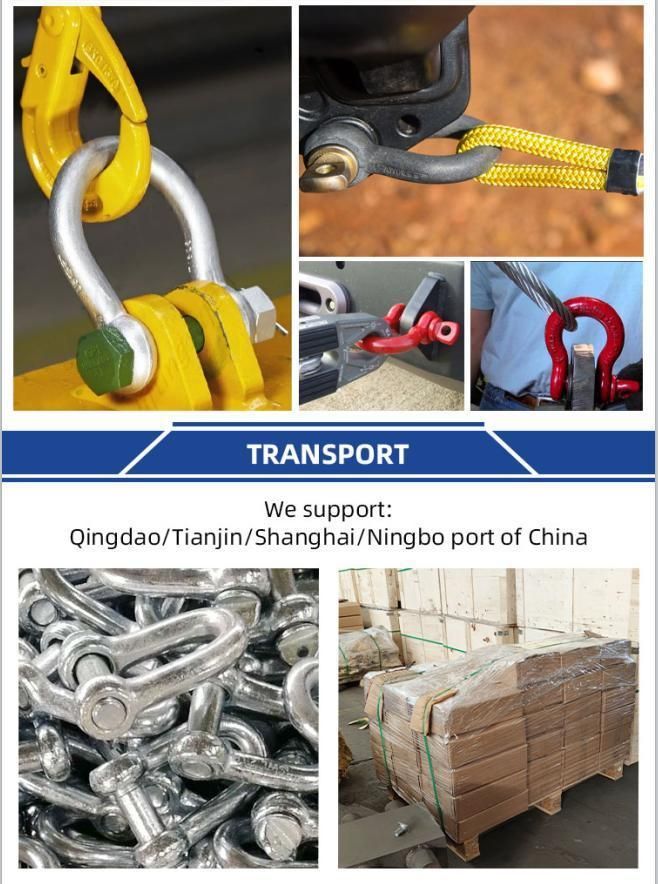 Us Type G2130 G209 G2150 G210 Galvanized Lifting Shackle