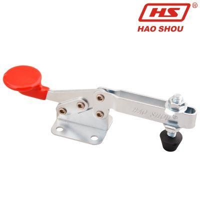 Haoshou HS-22100 Woodworking Tool Metal Machine Hold Horizontal Toggle Clamp with Inch Thread Used on Drilling Jig