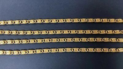 Fancy Designs Imitation Jewelry Chain Brass Chain