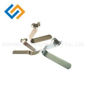 Telescopic Switch Leaf Spring for Retractable Crutch and Children&prime;s Play Bed, Flat Spring Press-Button Spring for Telescopic Tube