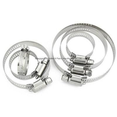 Pipe Flexible Connection Stainless Steel Tightener American Style Hose Clamp