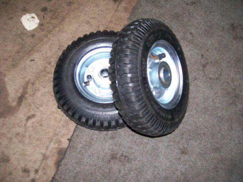2pr/4pr Tyre Metal Rim Pnuematic Rubber Wheel for Tool Cart (2.50-4)