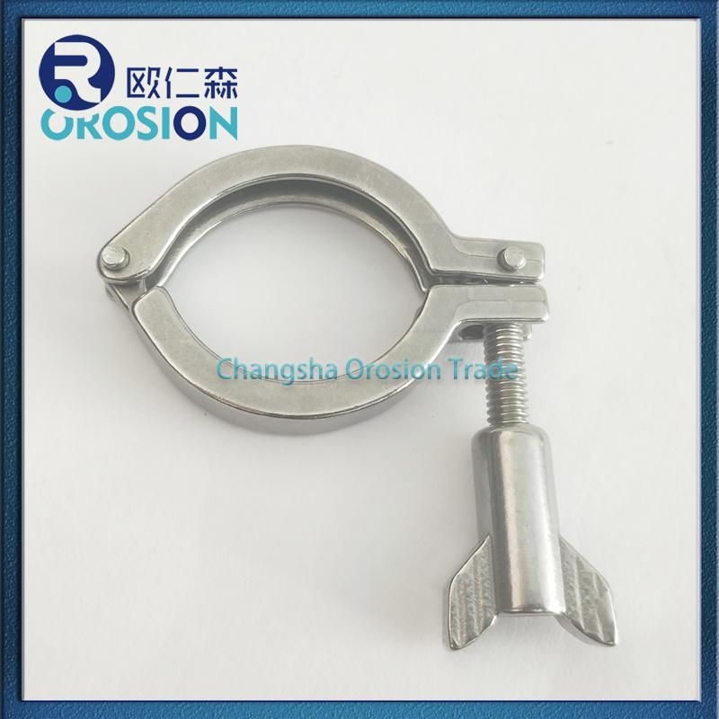 Sanitary Stainless Steel Tc Clamp for Flying Head Nut