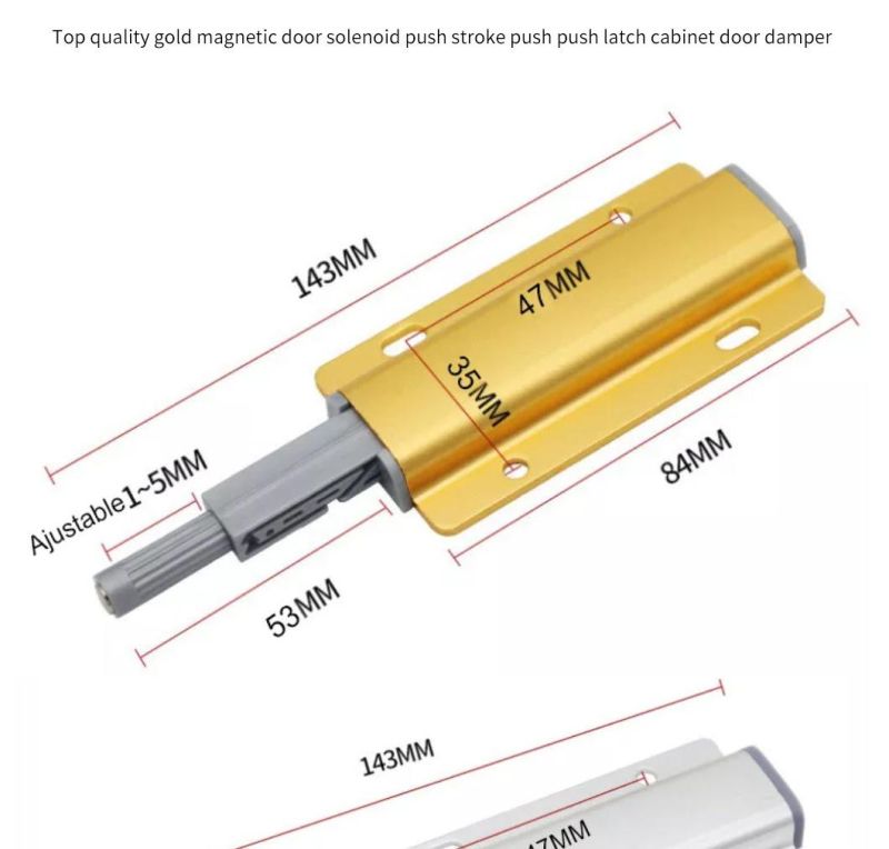 Aircraft Wing Cabinet Door Rebound Device