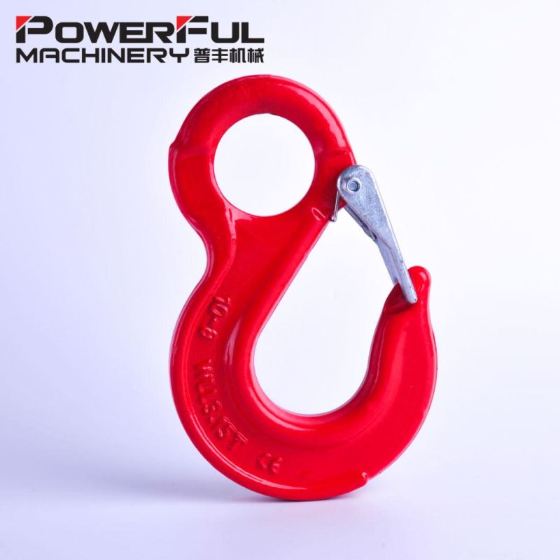 G80 European Clevis Slip Hook with Latch G80 Lifting Hook Wholesale