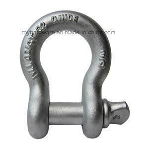 Us Type Carbon Steel Bow Shape Anchor Shackle with Screw Pin