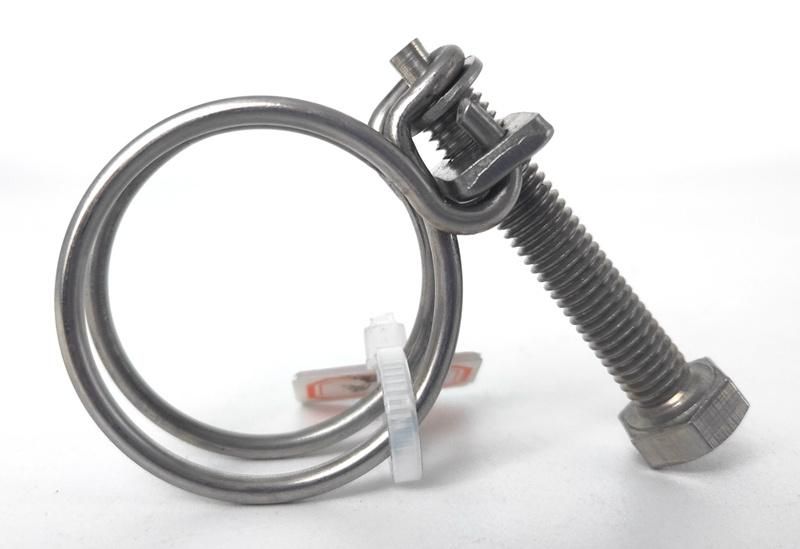 Galvanized Steel Hose Clip Double Wire Hose Clamp