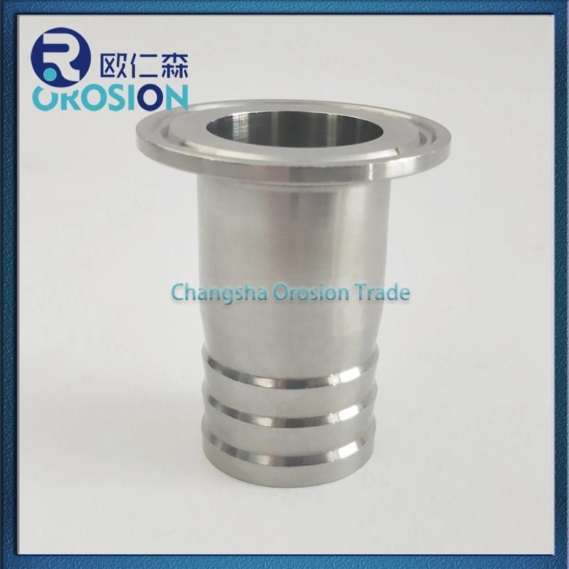 Stainless Steel Rubber Hose Adapter for Sanitary Grade