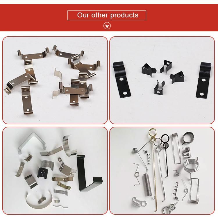 Customstainless Steel Metal Sheet Parts Spring Clip Stamping