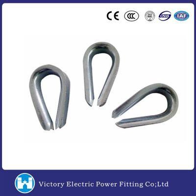 U S Type Galvanized Carbon Steel Wire Rope Thimble