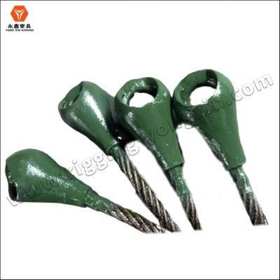 Factory Price Us Type Closed Spelter Socket Wire Rope Sling Price in China