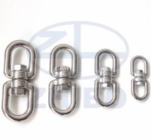 Double Eye Stainless Steel Rigging Swivel Double Shackle Swivel