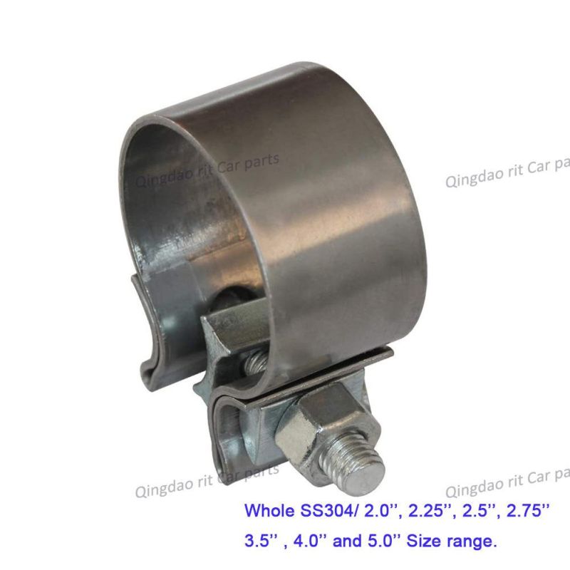 Exhaust Band Clamps SS304 Narrow Band Muffler Seal Accessories