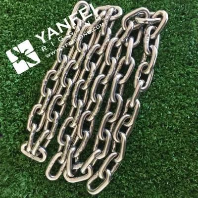 DIN766 Stainless Steel 304/316 Welded Link Chain for Marine