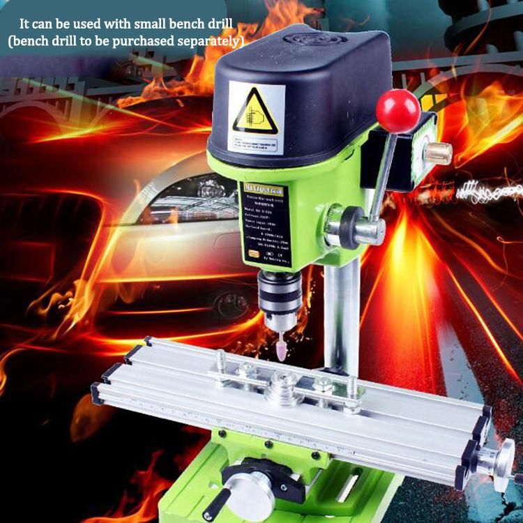 Cross Milling Machine Worktable Small Aluminum Alloy Drill Milling Machine with Bench Drill Electric Drill Bracket Use