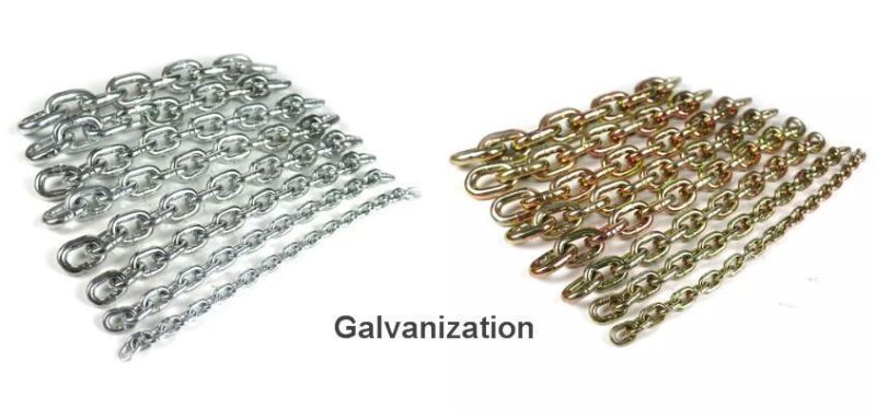 Plastic Coating Lifting Chains Transport G80 Chain