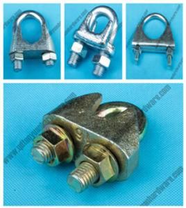 Factroy Supplier Rigging Galv Malleable Type Wire Rope Cross Clamp