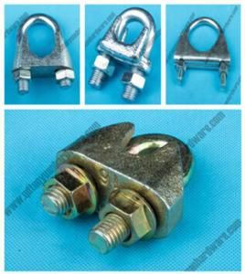 Factroy Supplier Rigging Galv Malleable Type Wire Rope Cross Clamp
