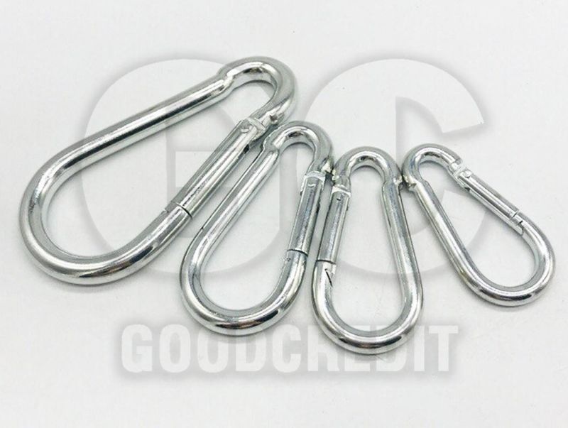 DIN5299 Carabiner Zinc Plated Spring Hook Snap Hook