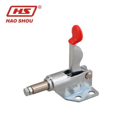HS-36006 Free Sample Light Hold Capacity 50kg/110lb Small Mini Manual Straight Line Action Push Pull Clamps for Assembly