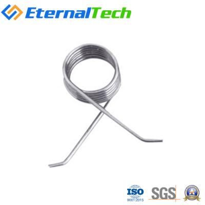 China Direct Sale SS304 Stainless Steel Coil Torsion Springs with Strong Torque and Special Hook