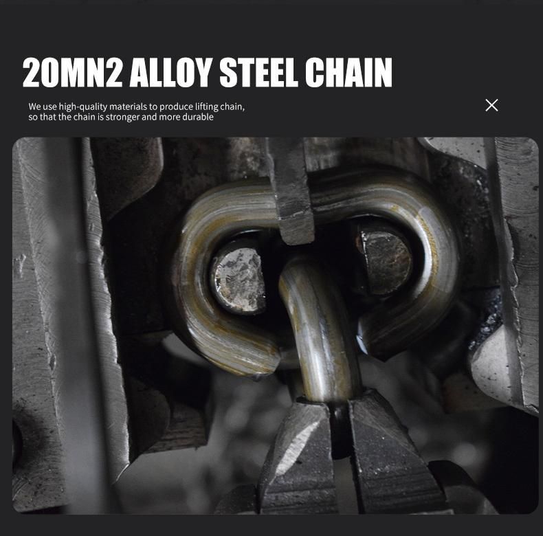 Juying Manufacturer 6mm-22mm G80 Load Chain with 20 Mn2 Alloy Steel