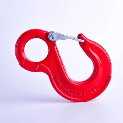 Red Lifting G80 Eye Hook with Latch